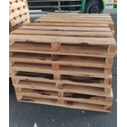 Pallet kayu keras 110x110x15 cm 2
