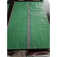 Green plastic sack size 60 x 105 cm
